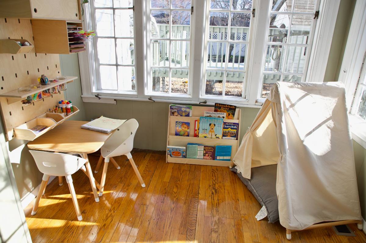 Montessori-Inspired Sunroom Learning Oasis