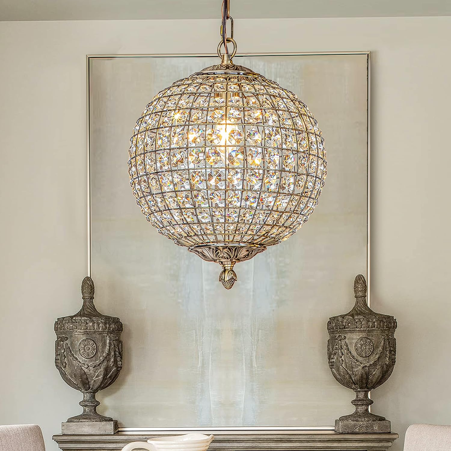 globe chandelier