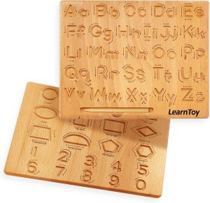 montessori alphabet tracing board