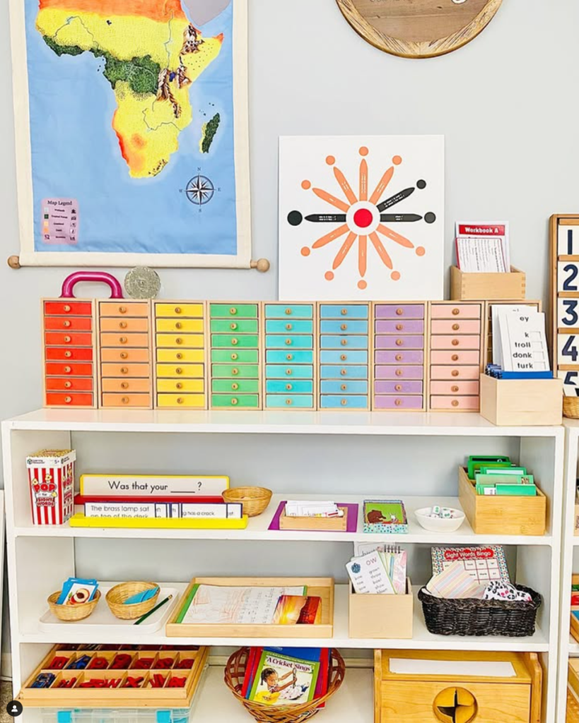 montessori homeschool room idea 2
