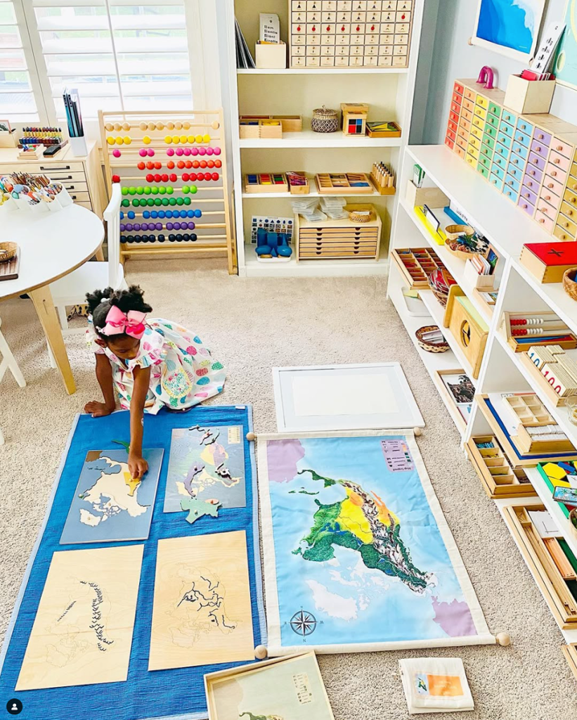motessori homeschool room ideas 1