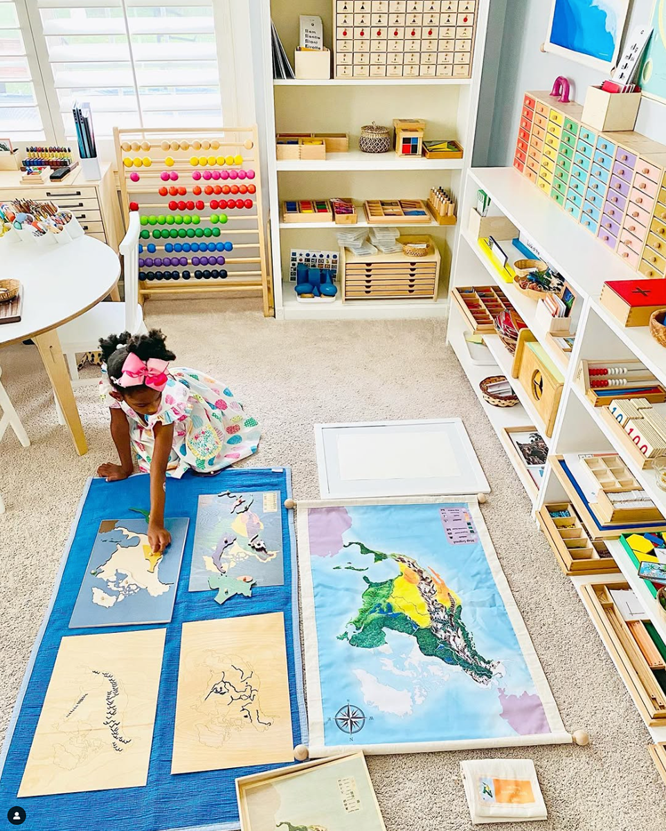 motessori homeschool room ideas 1