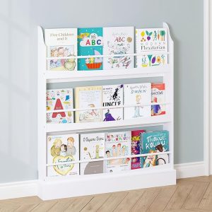 white bookshelf kids