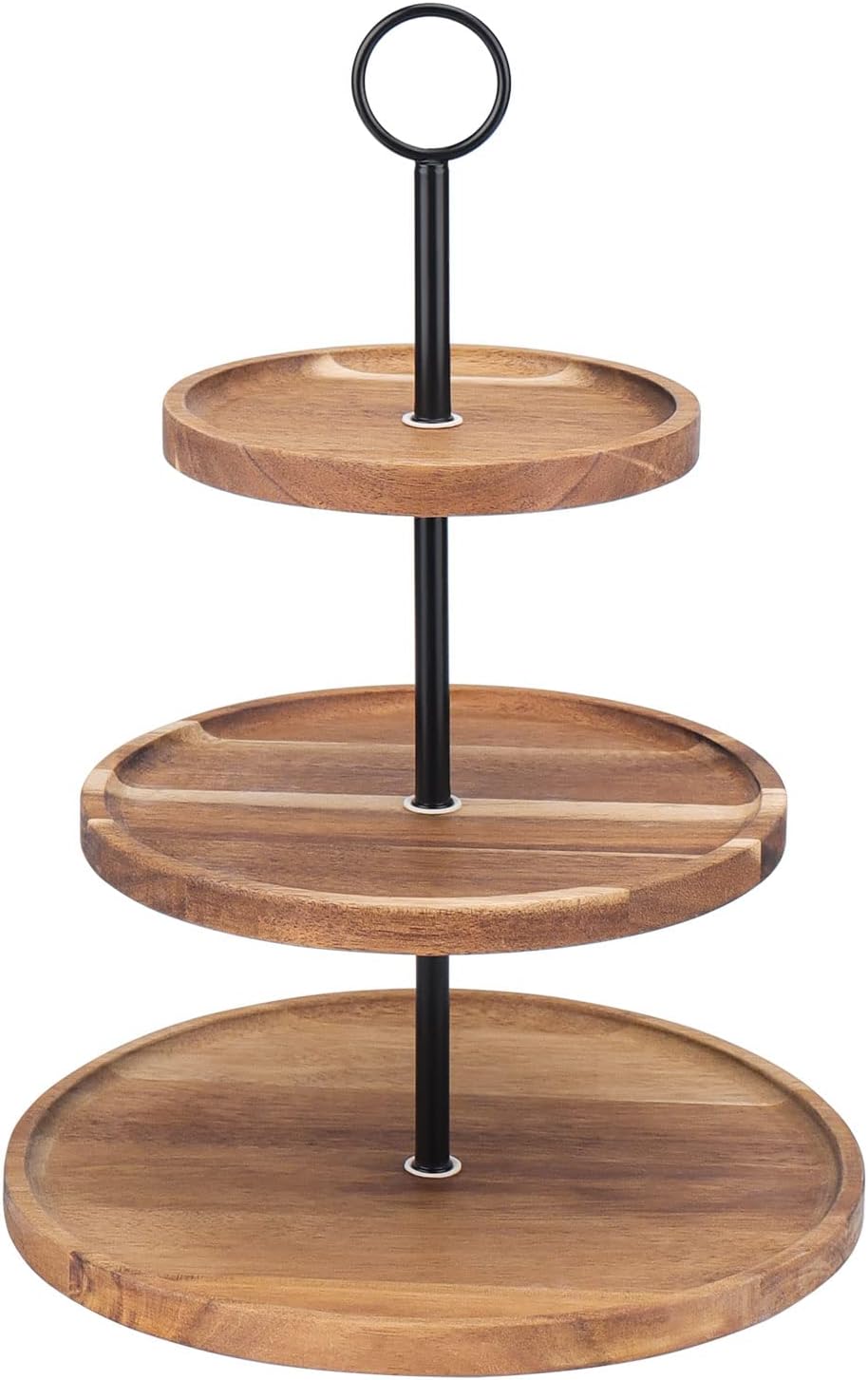 wooden tier stand