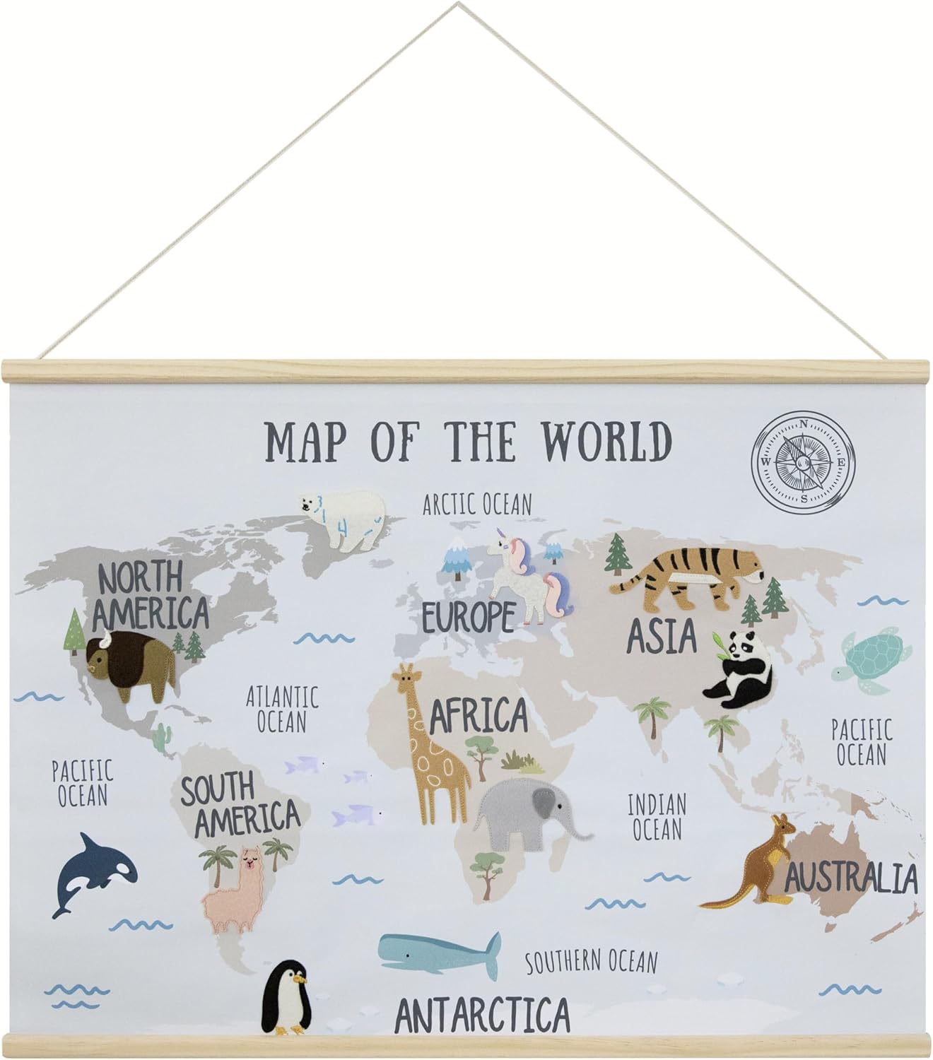 world map poster
