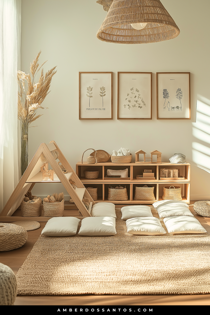Montessori-Inspired Zen Corner Playroom