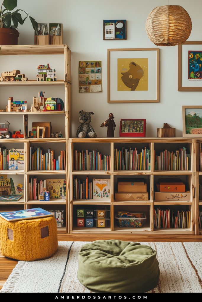 Montessori-Inspired Literary Lounge Playroom
