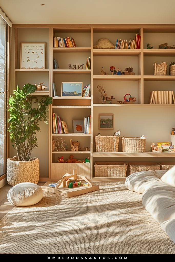 Montessori-Inspired Calm Corner Playroom
