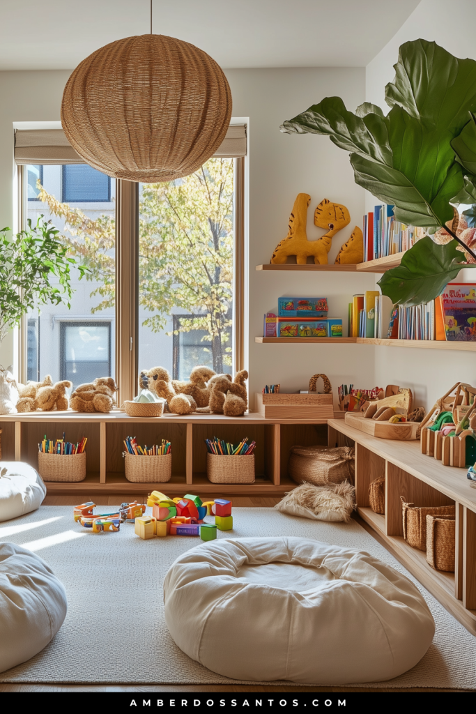 Montessori-Inspired Peaceful Playroom