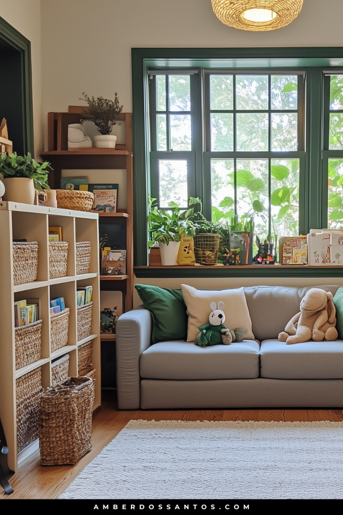 Montessori-Inspired Reading Retreat Playroom
