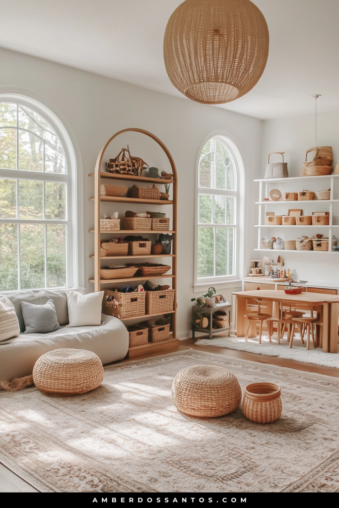 Montessori-Inspired Arched Haven Playroom