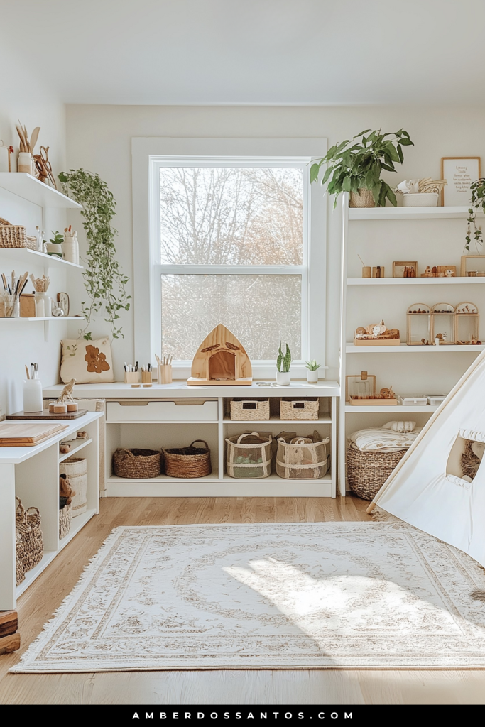 Montessori-Inspired Serene Window-Side Haven