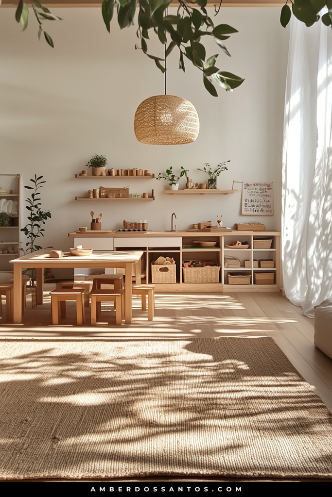 Montessori Mindful Kitchen playroom