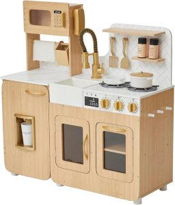 wooden play kitchen
