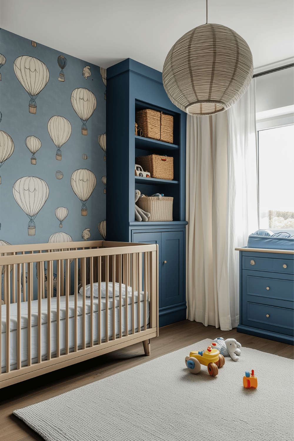baby-boy-nursery-room-blue-balloon-wallpaper