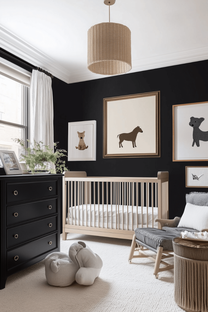 baby-boy-nursery-room-modern-black-walls