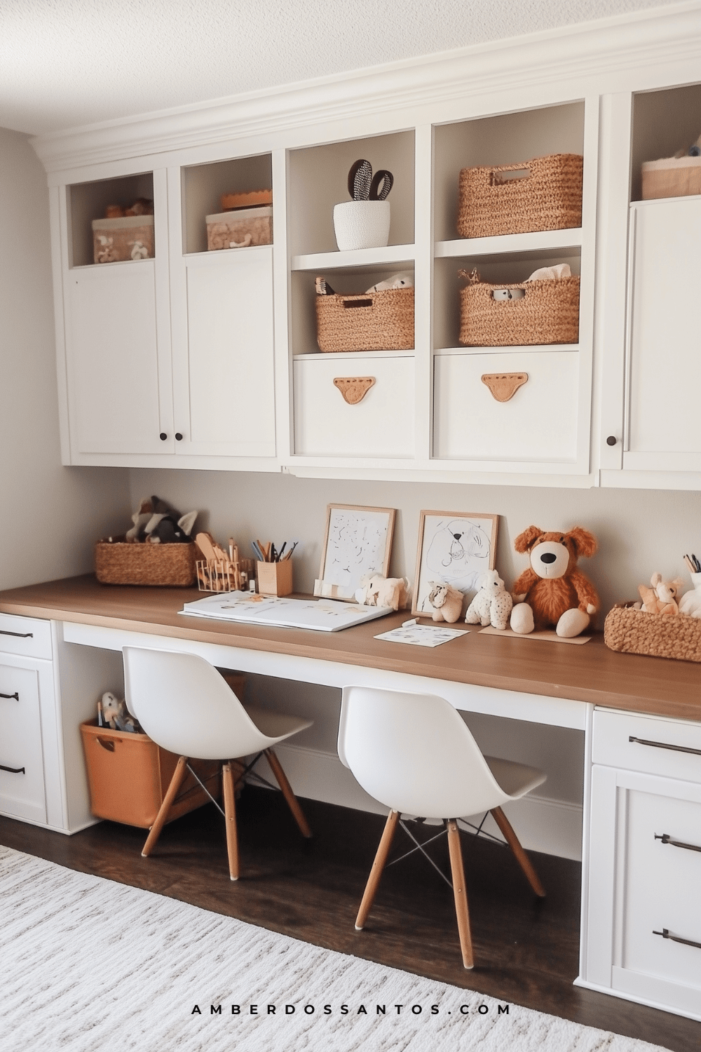 1-Minimalist-Homeschool-Room-Neutral-Double-Desk