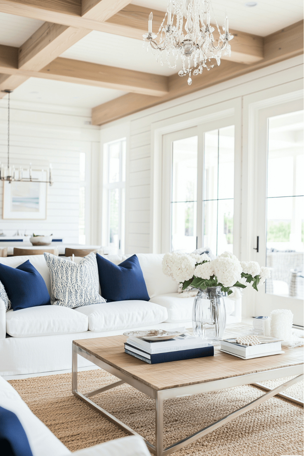 2-Hamptons-Inspired Coastal Living Room