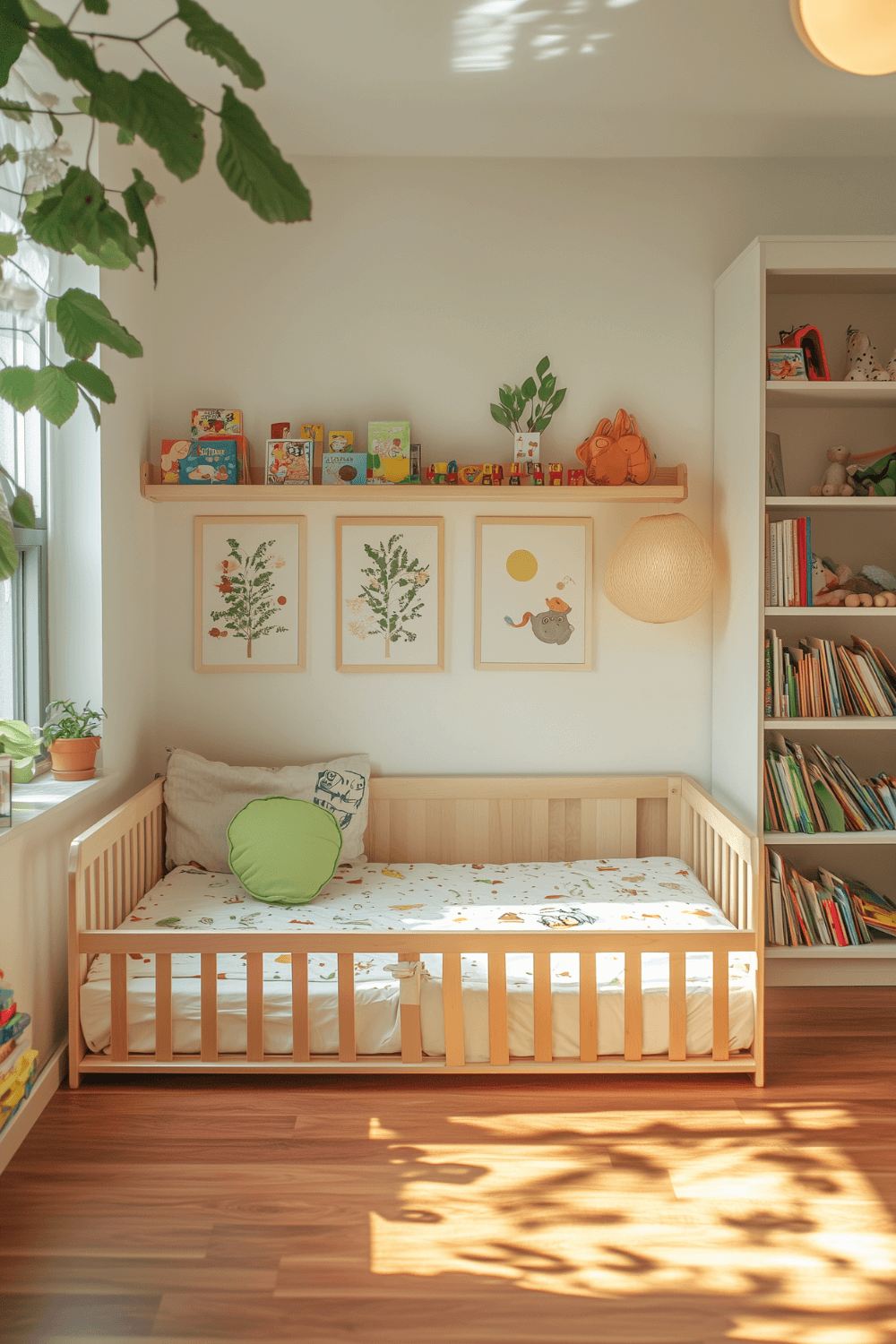 20-montessori-bedroom-ideas-natural-forest-bedroom