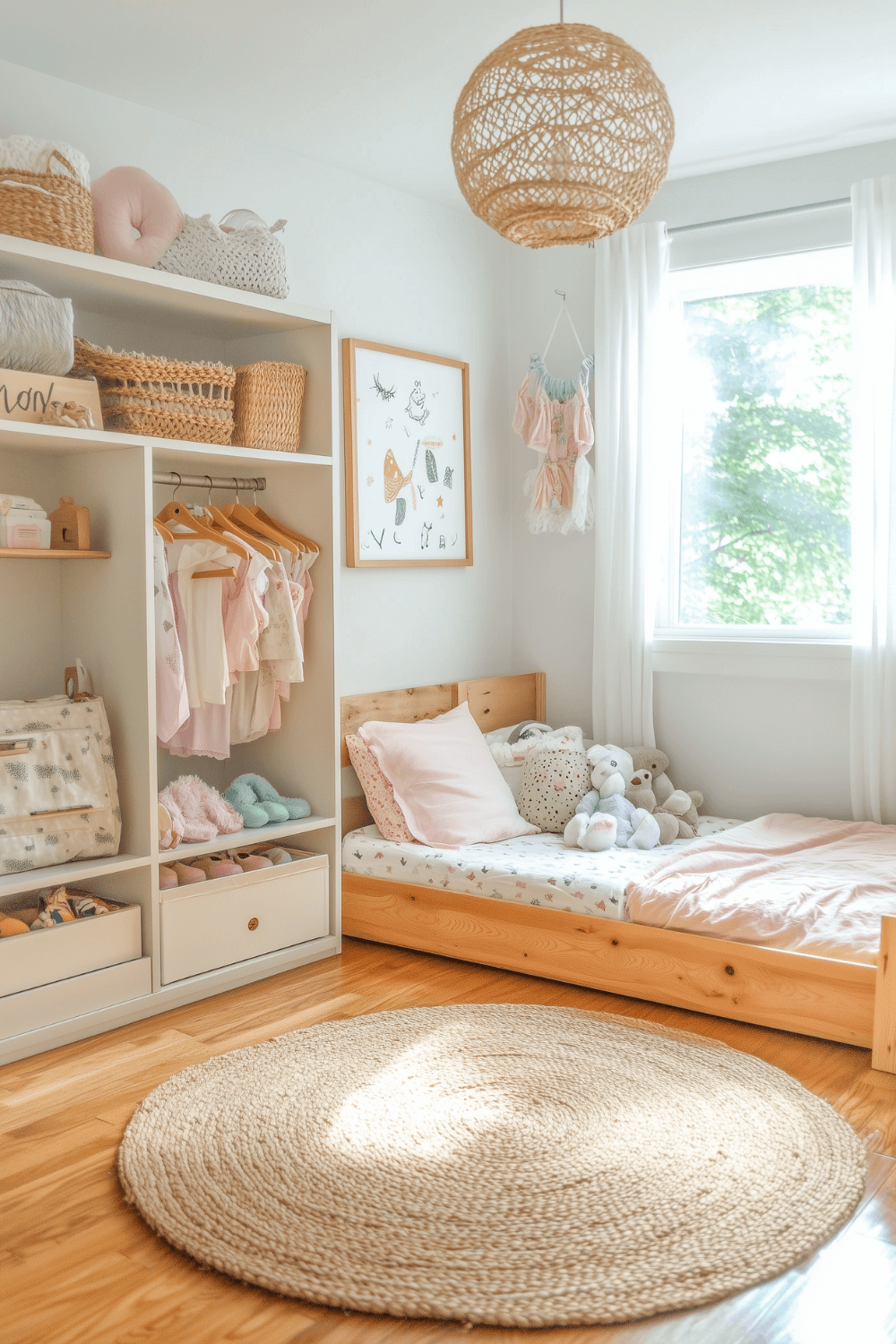 21-montessori-bedroom-ideas-organized-wardrobe-storage