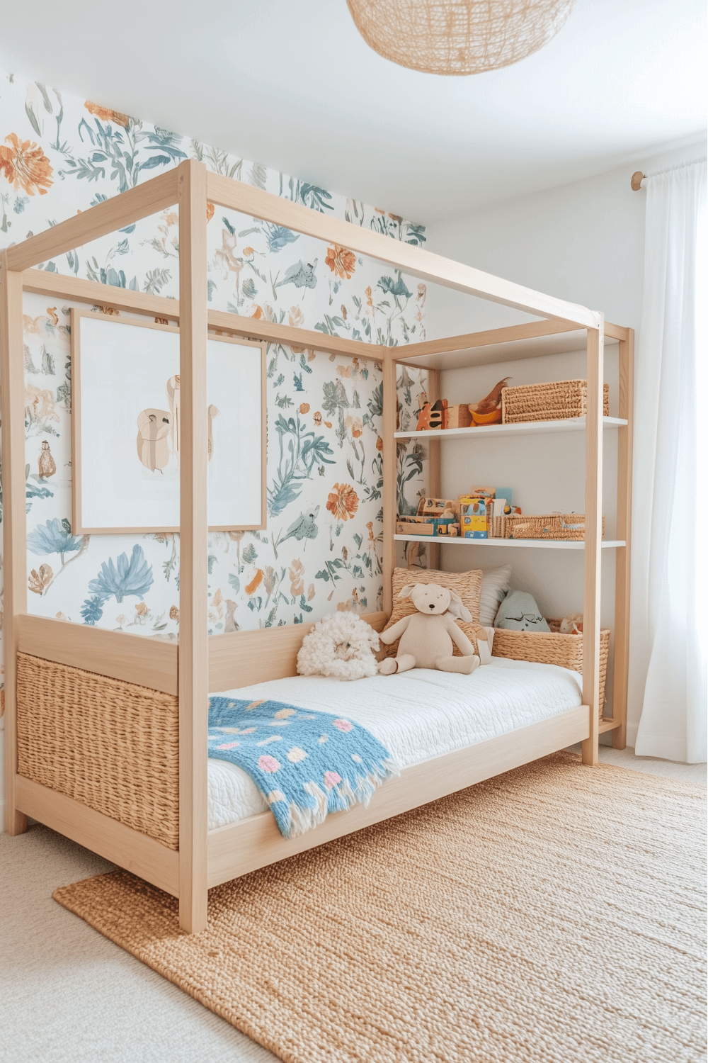 24-montessori-bedroom-ideas-spring-garden-woven