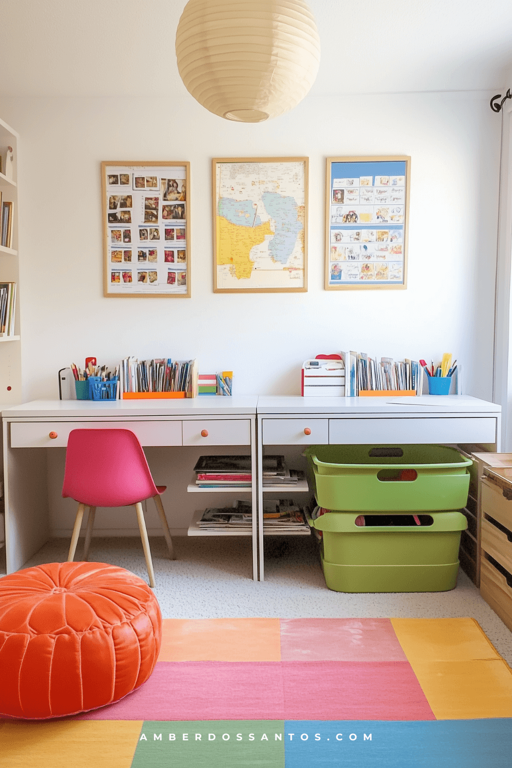 4-Minimalist-Homeschool-Room-Colorful-Workstation