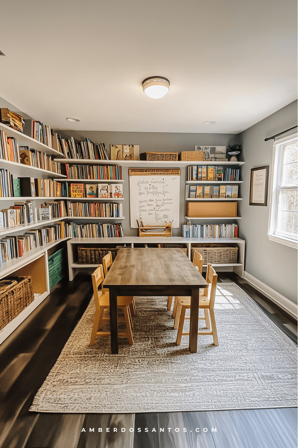5-Minimalist-Homeschool-Room-Built-in-Library