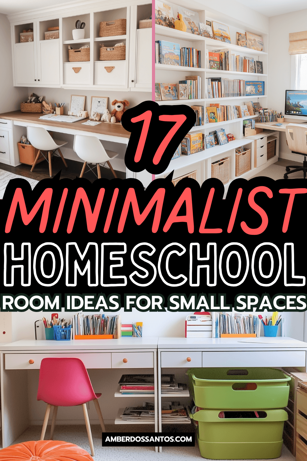 minimalist homeschool room ideas for small spaces