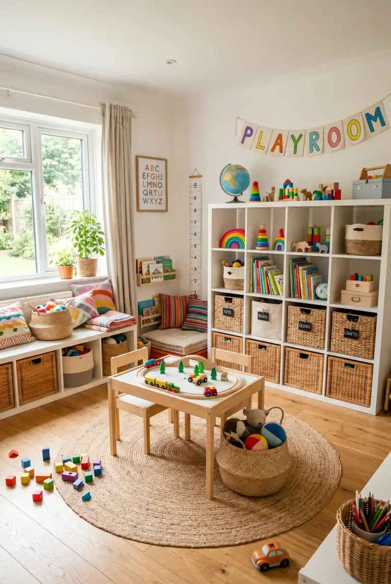 35 Playroom Organization Ideas That Make Cleanup Easy for Kids