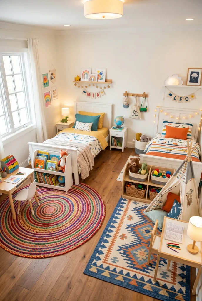 shared kids bedrooms