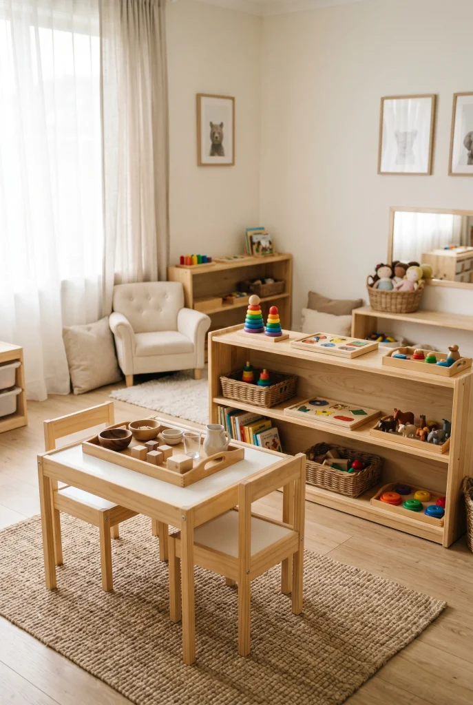 montessori toy storage
