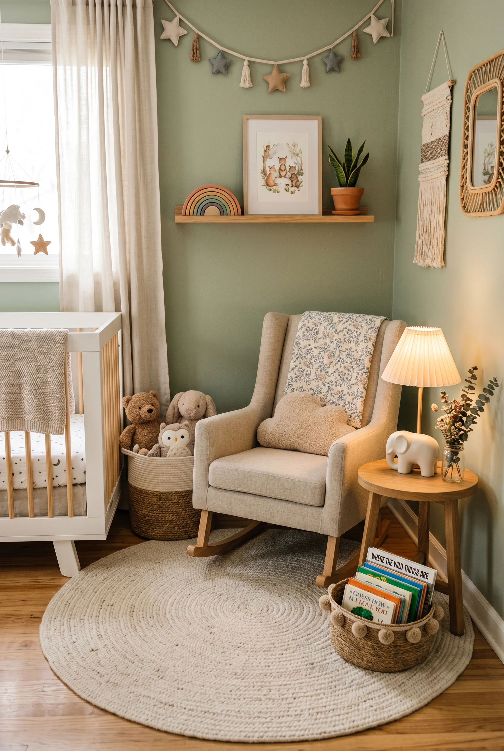 calm nursery decor_1