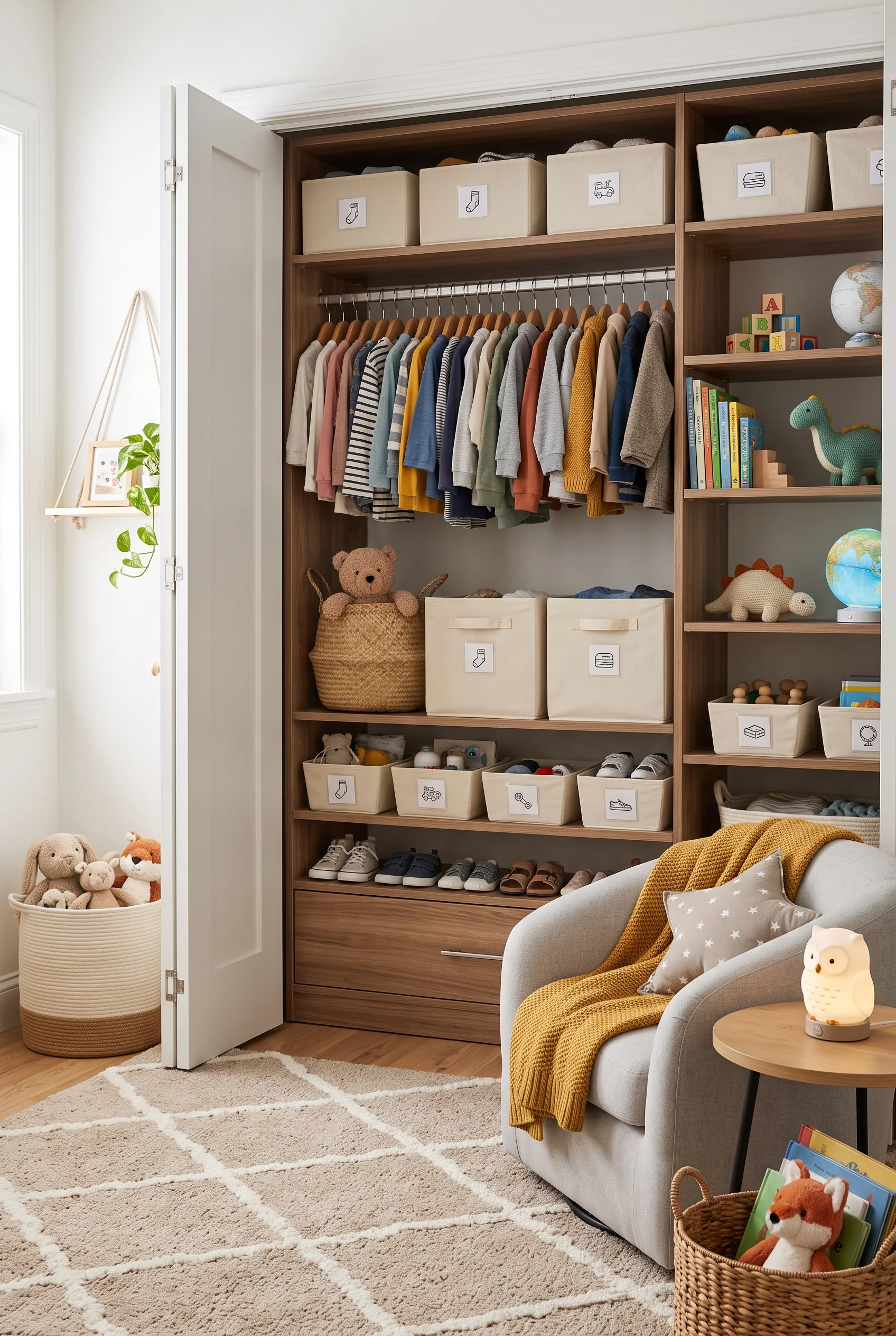 childrens room organization_4