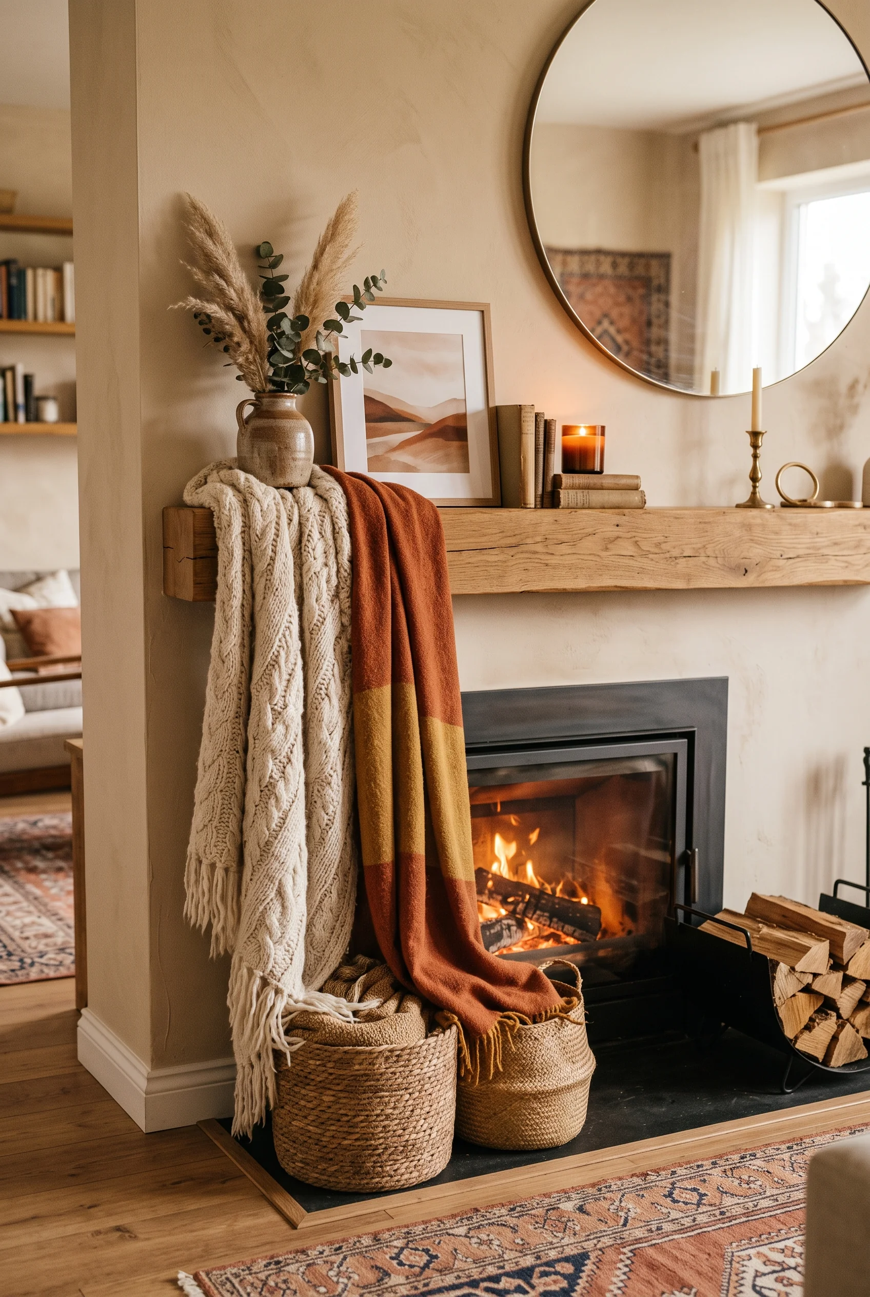 autumn mantel decorations_3