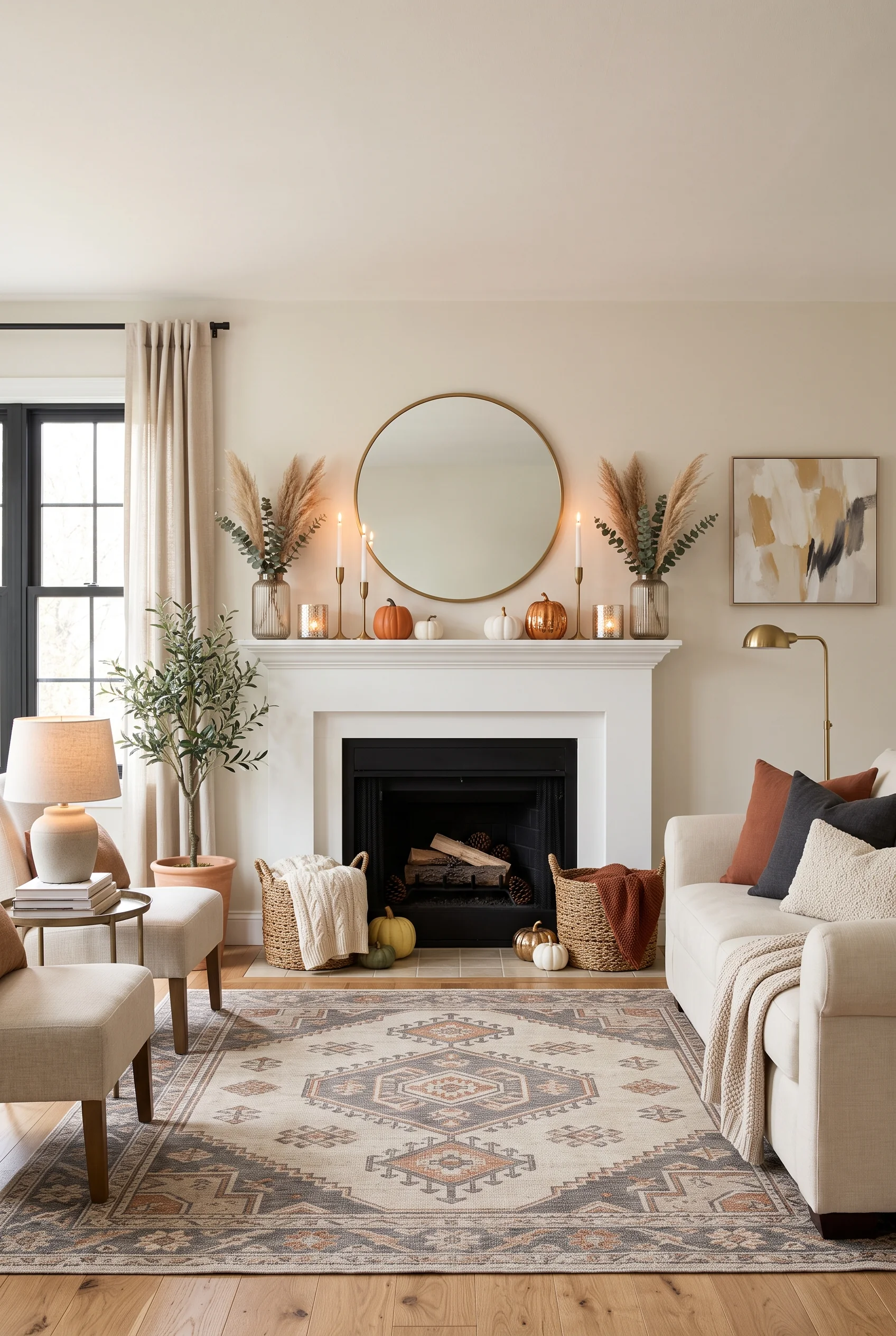 chic halloween room setup_1