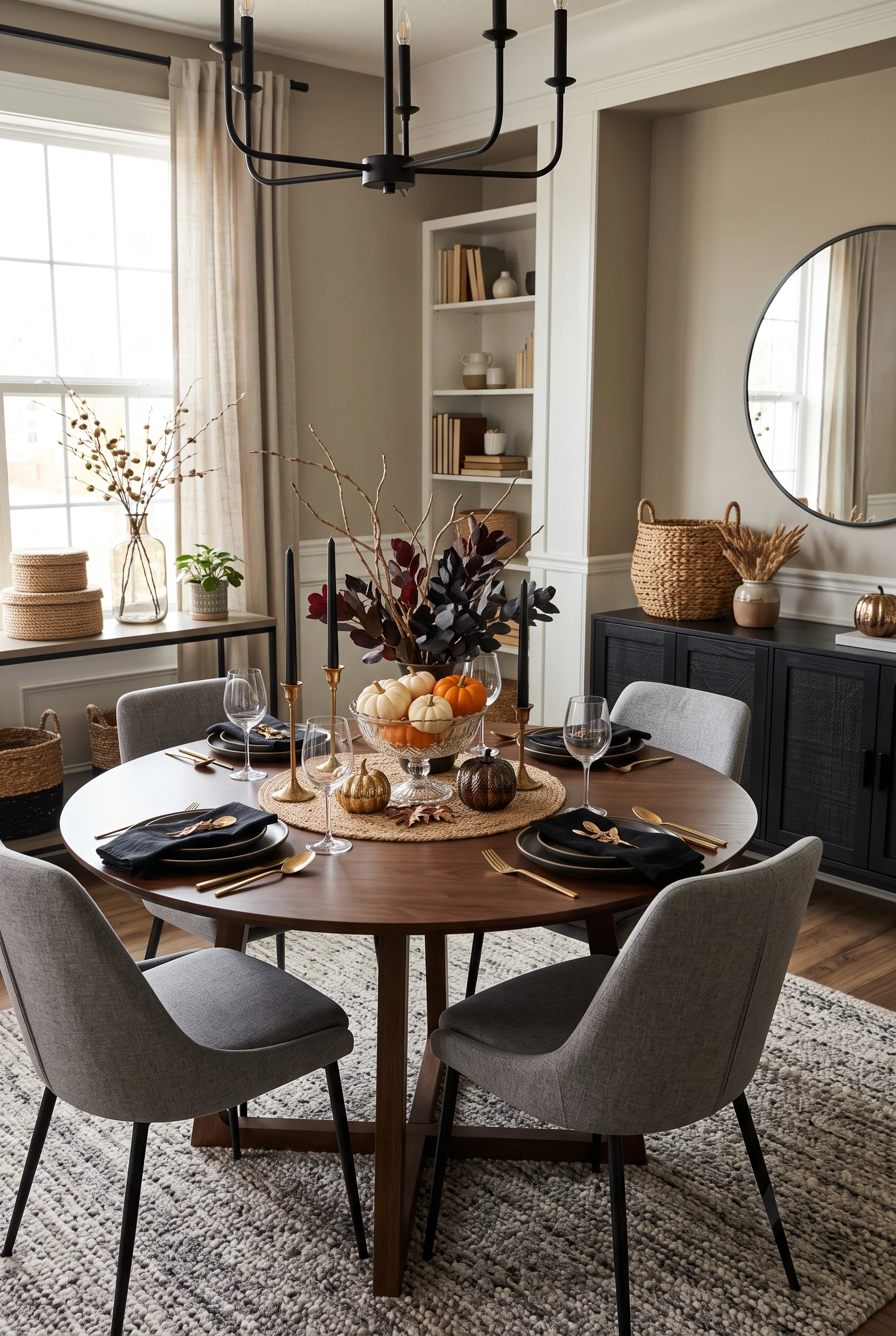 chic halloween room setup_2