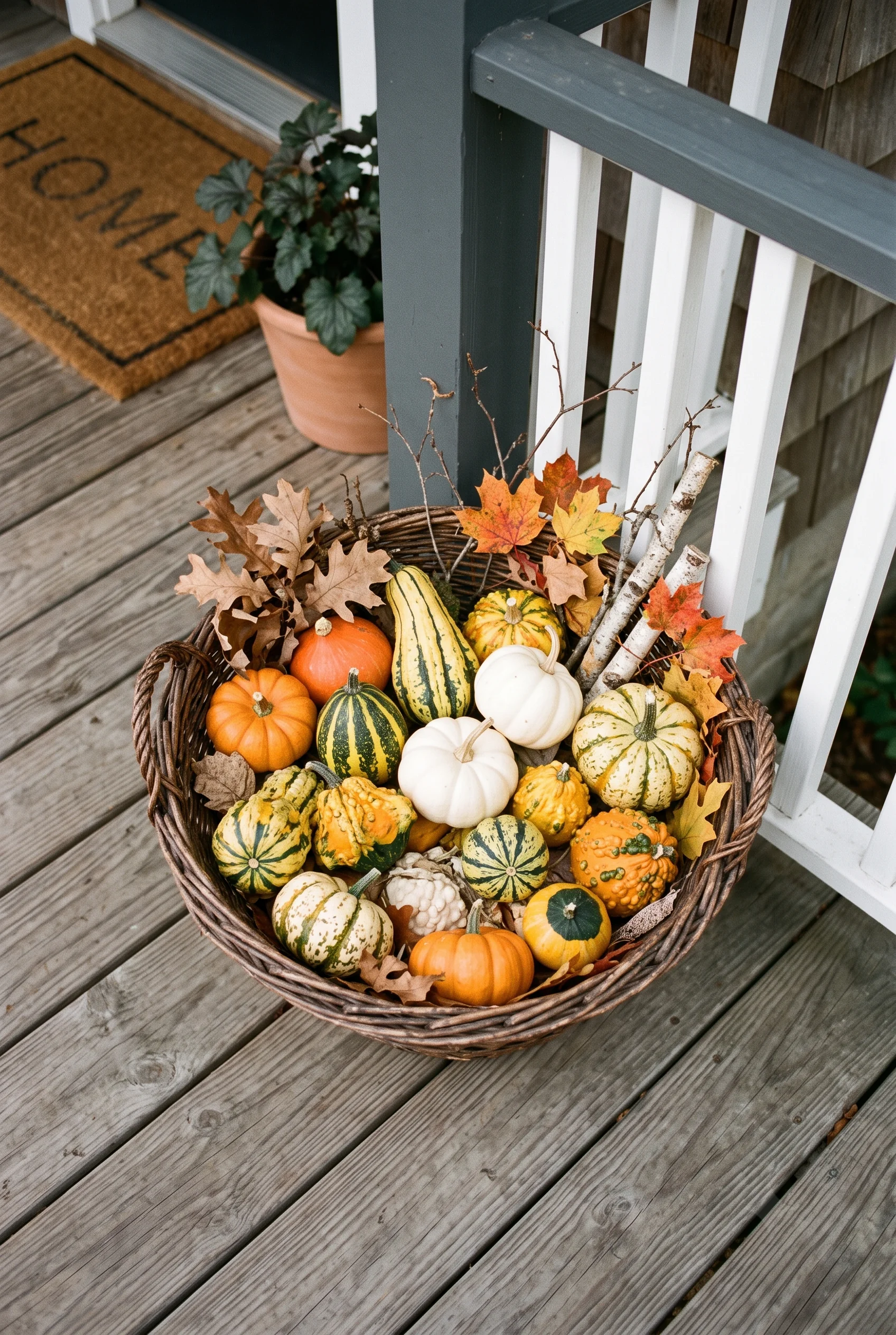 fall entrance decorations_1