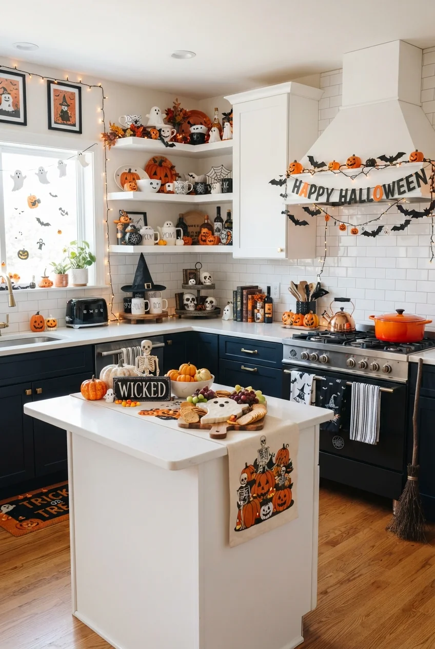 halloween mantel ideas_3
