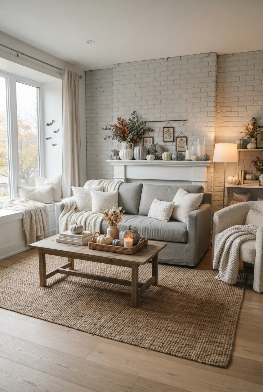 neutral halloween decor_1