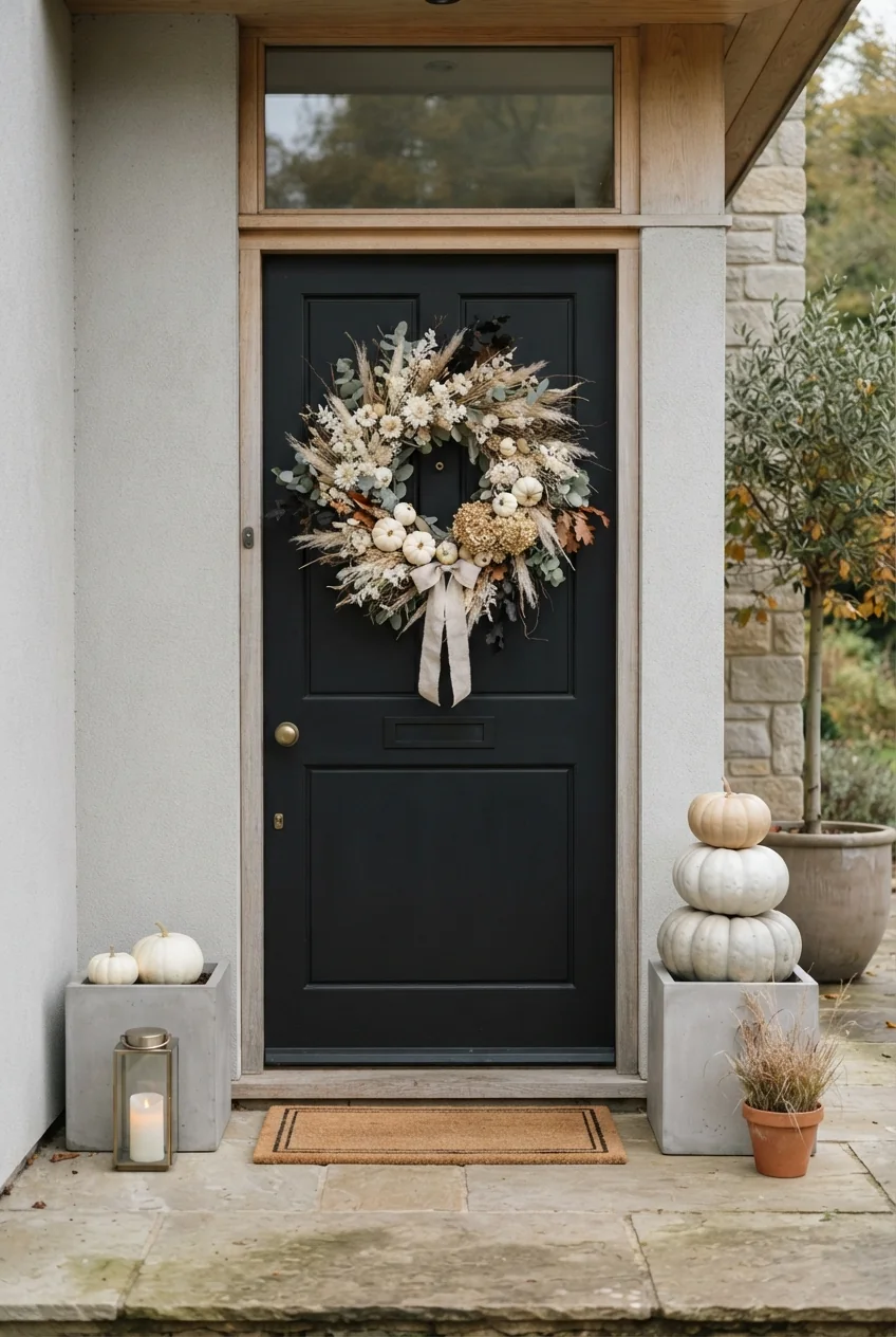 neutral halloween decor_2