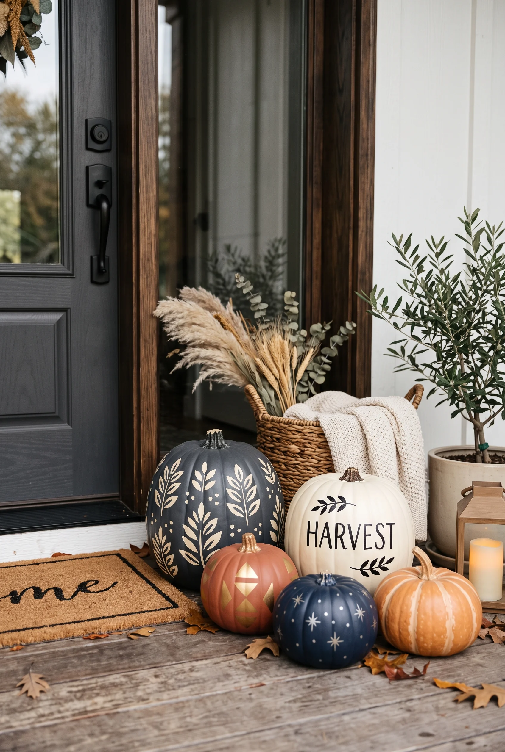 pumpkin porch decor_2