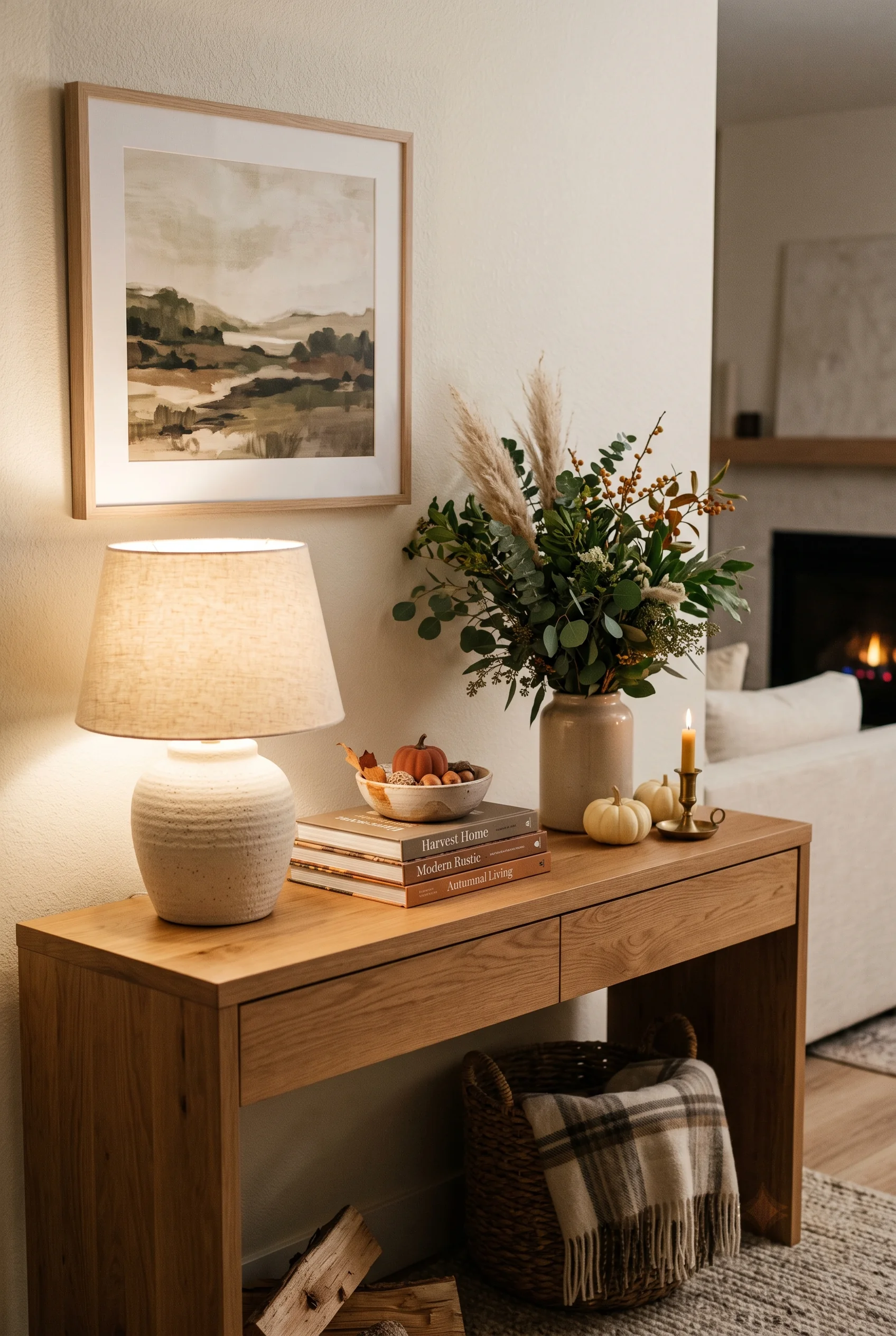 083 13 thanksgiving living room decor