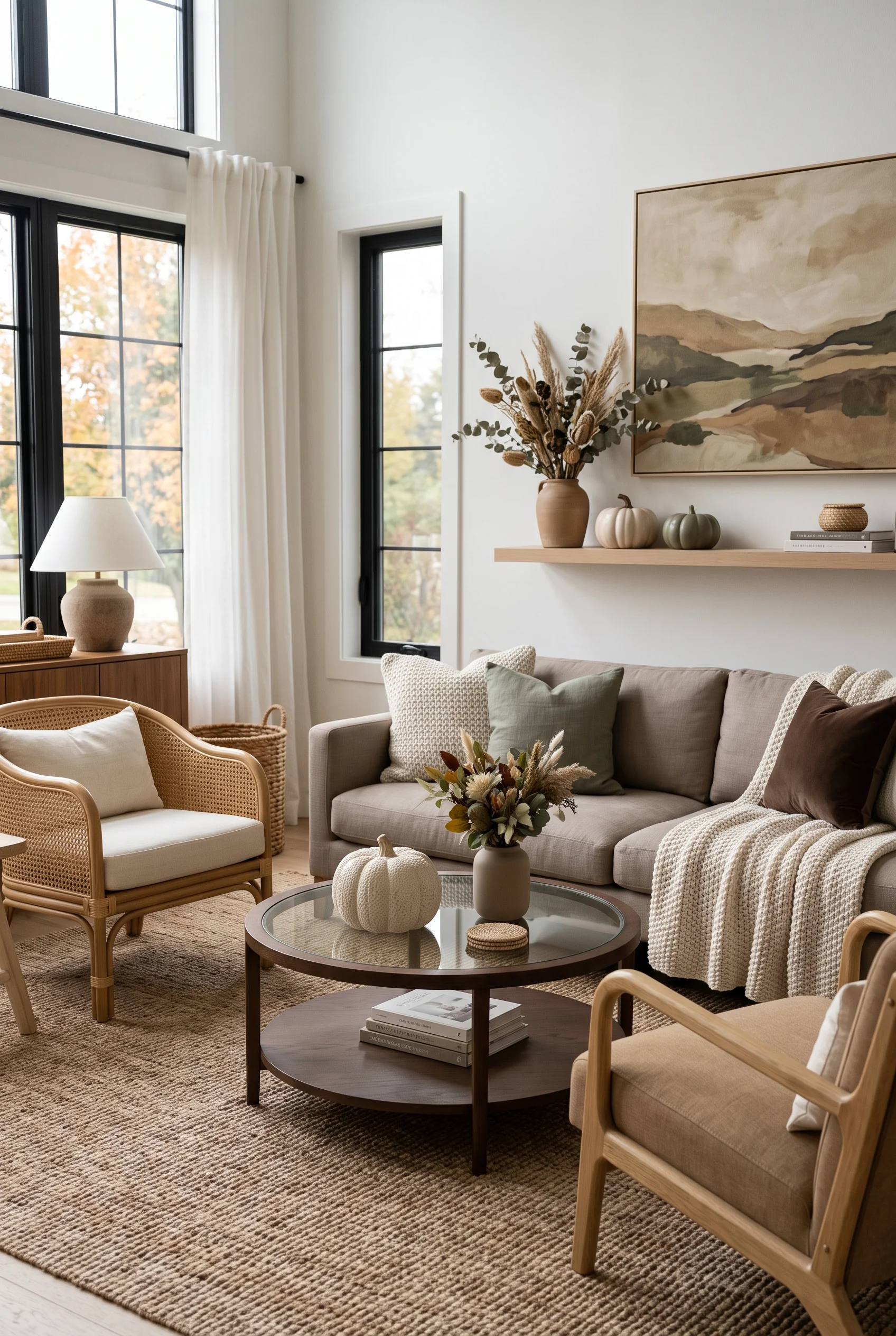 083 15 thanksgiving living room decor