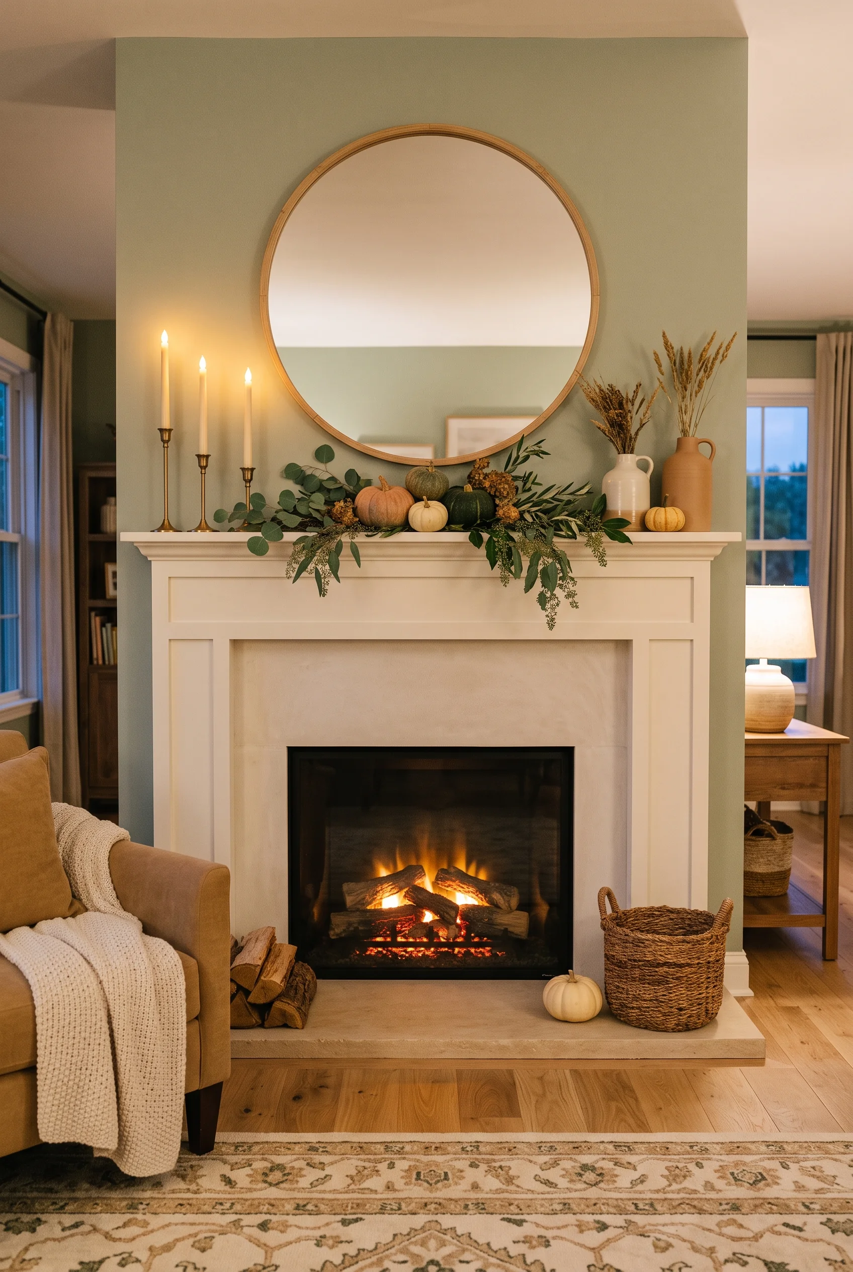 083 4 thanksgiving living room decor