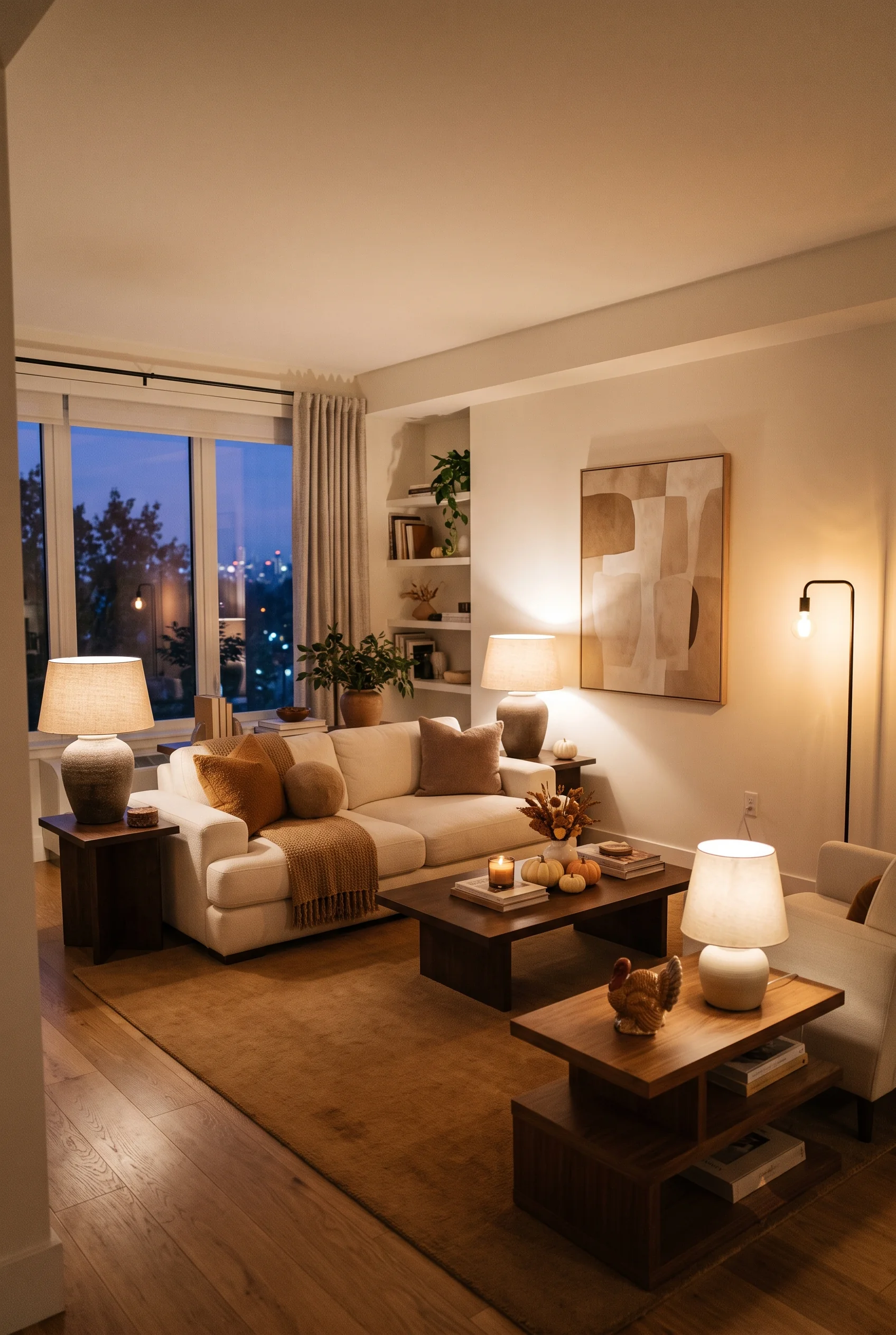 083 7 thanksgiving living room decor