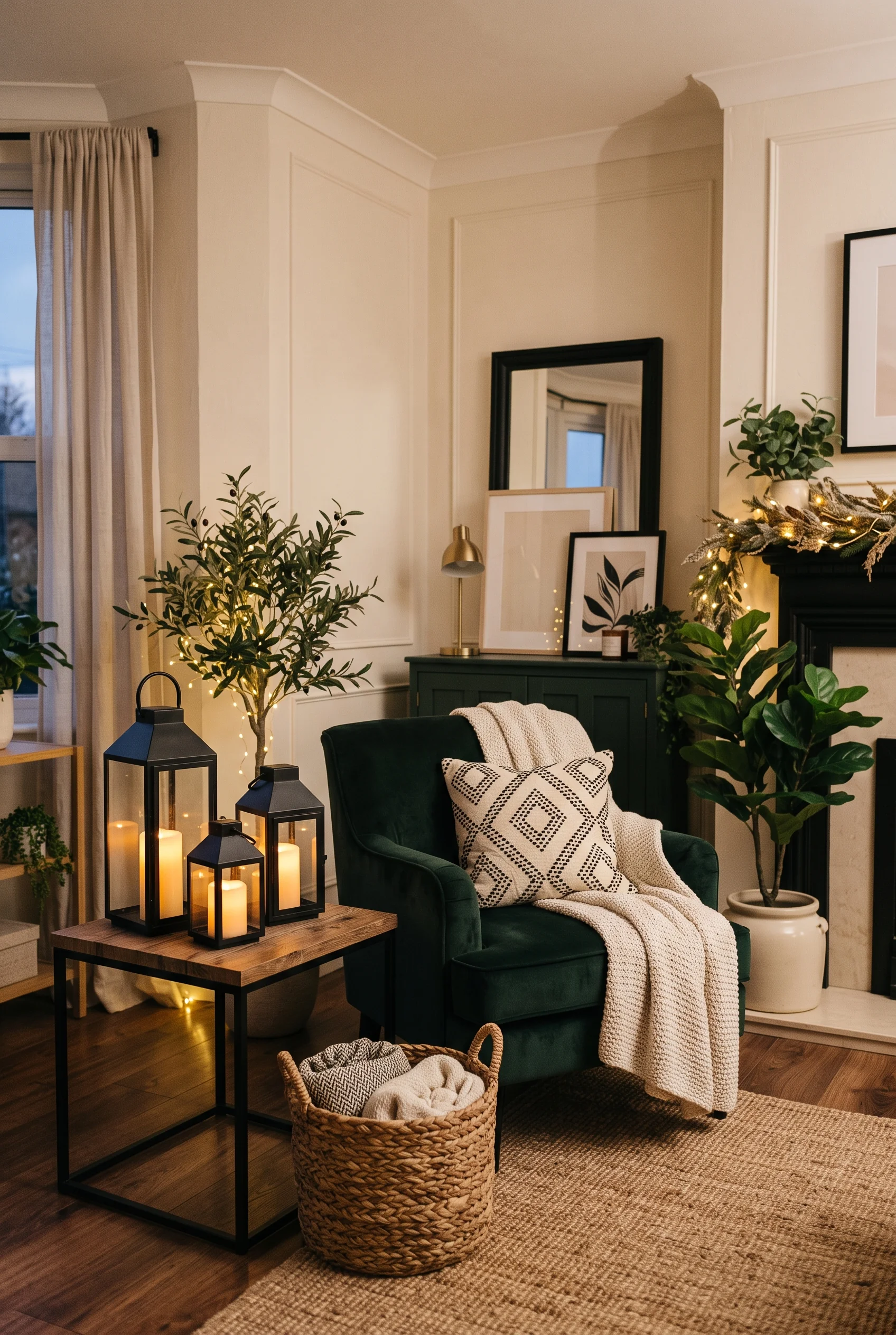 084 31 cozy christmas decor