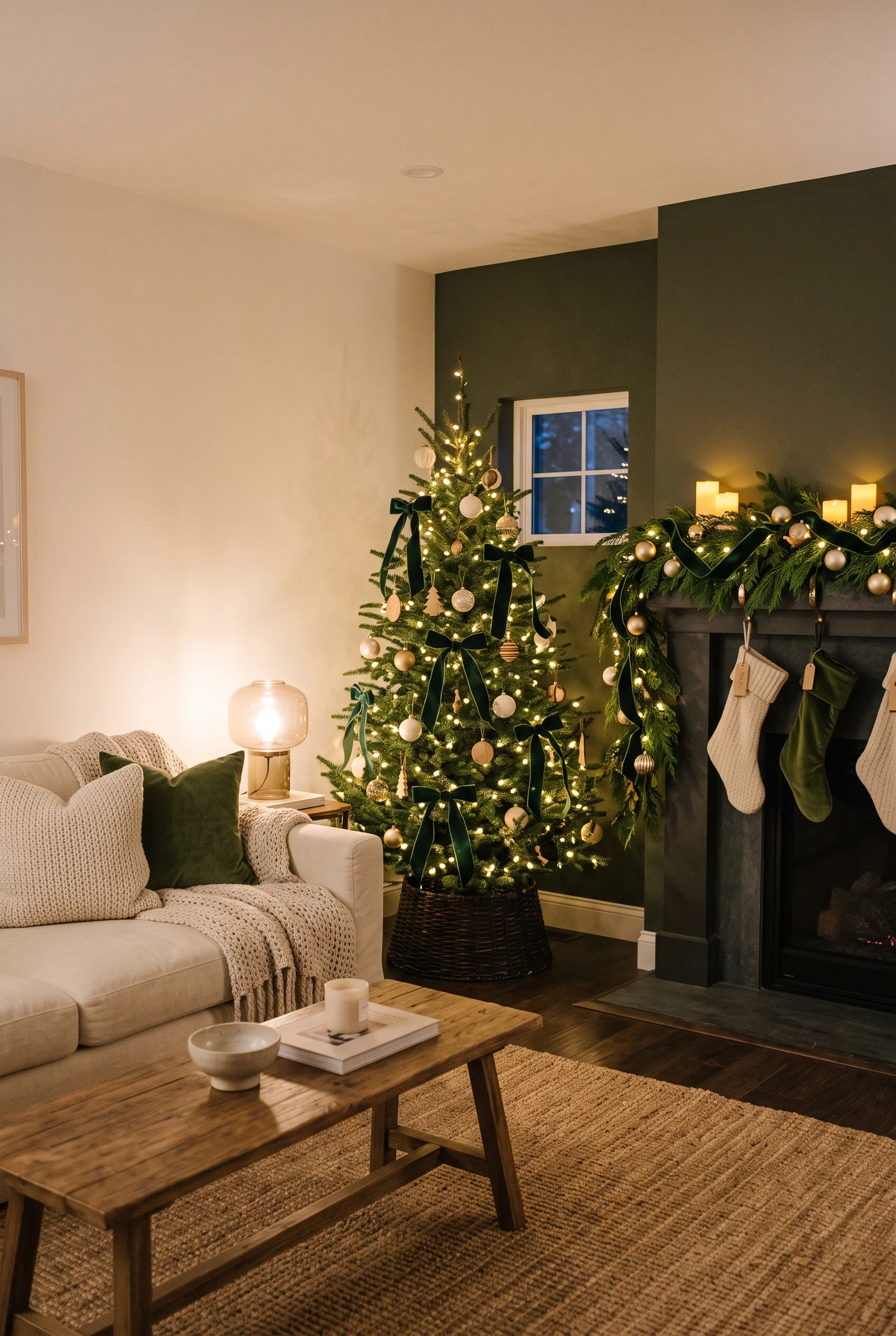 085 13 christmas living room decor