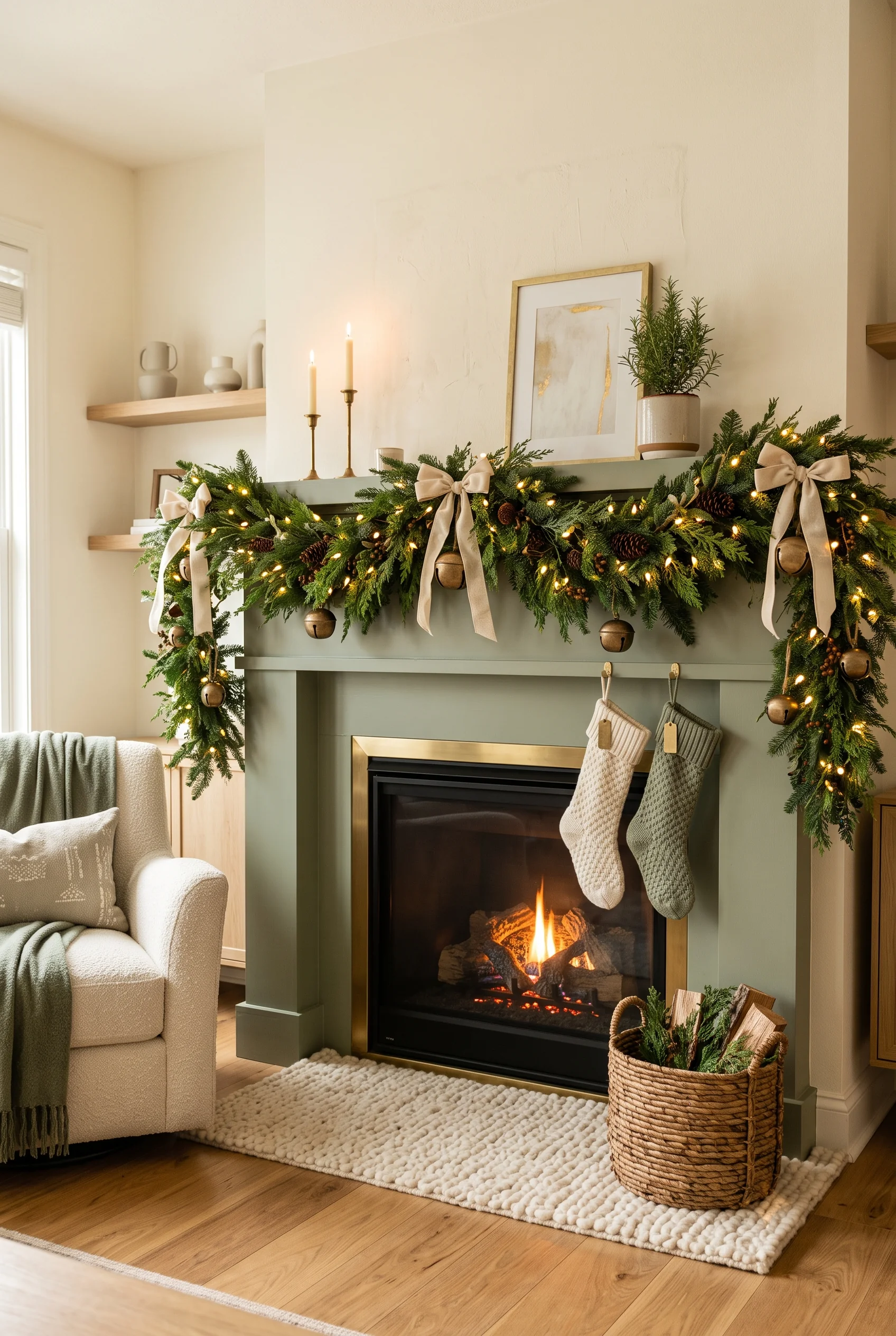 085 2 christmas living room decor