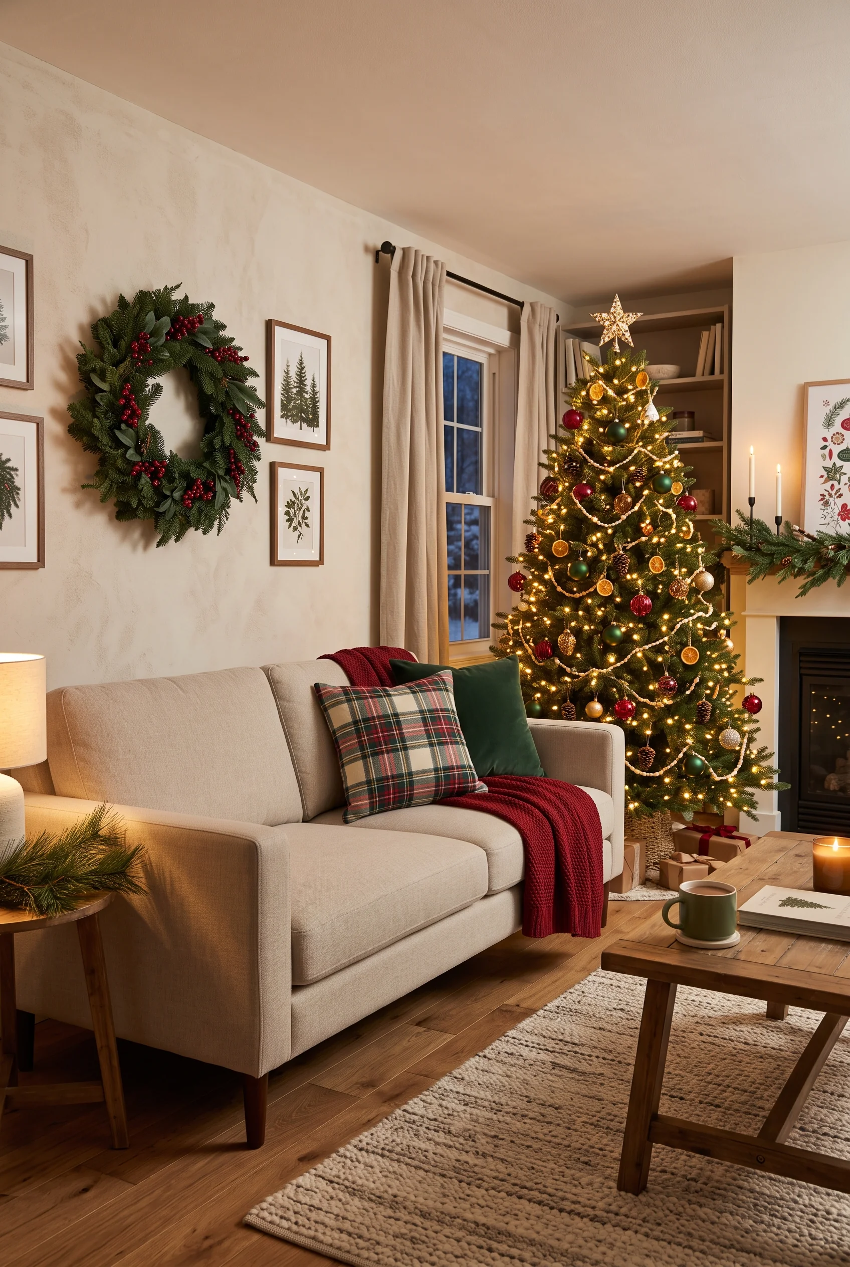 085 20 christmas living room decor
