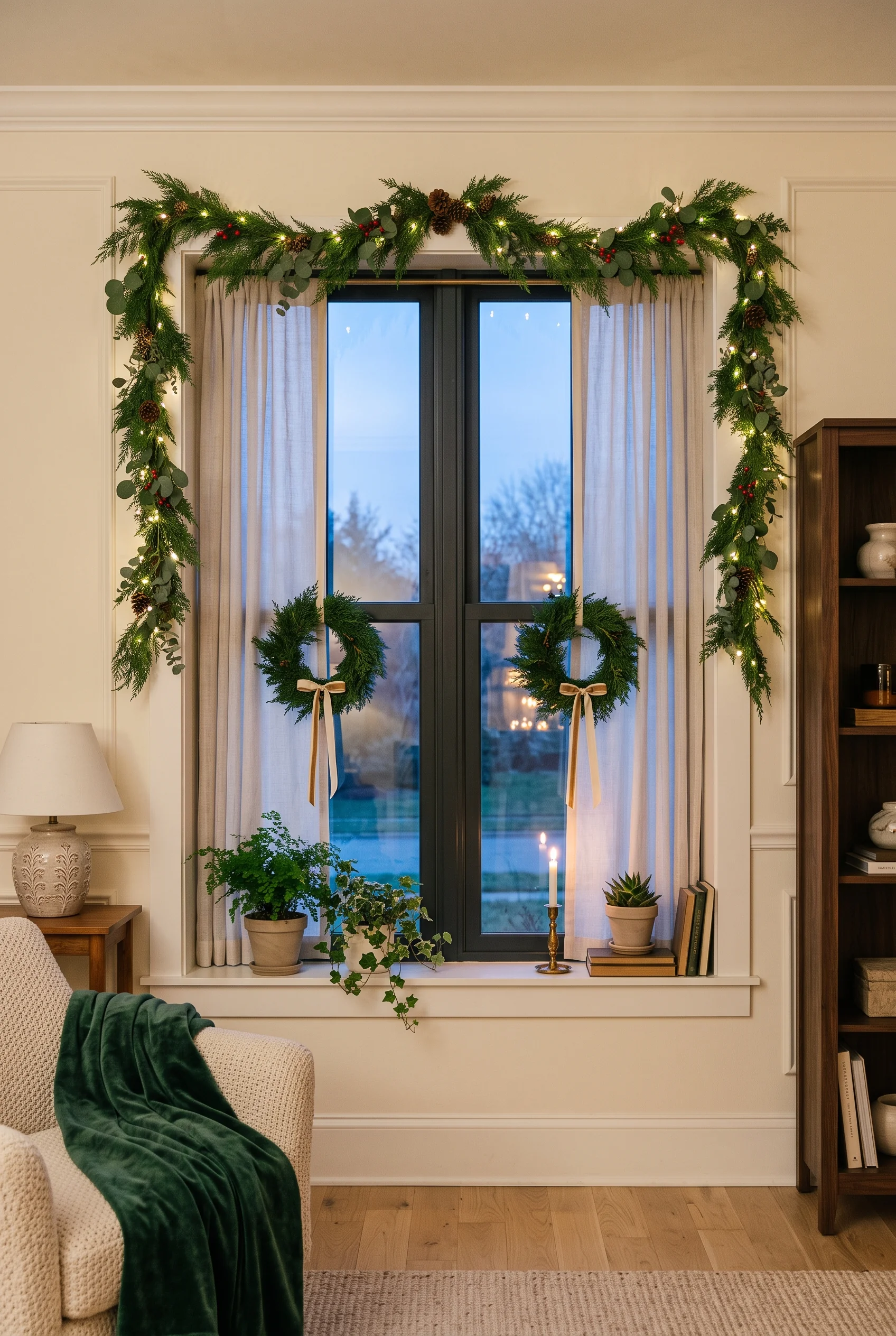 085 22 christmas living room decor